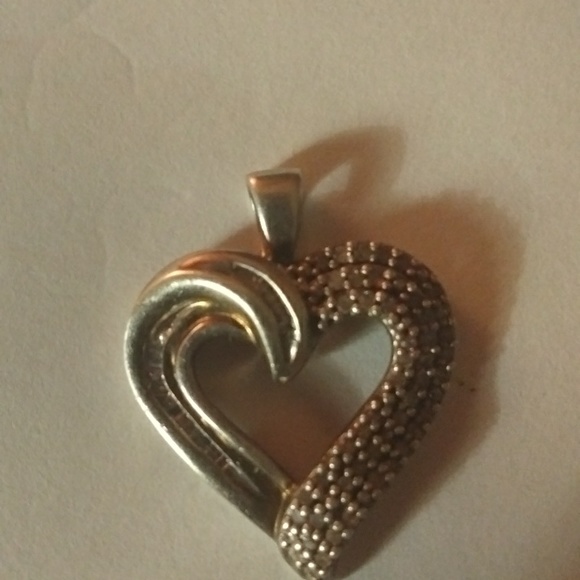 Pendentif Cœur En Plaqué Or Vintage - Style Années 70, Neuf Avec étiquettes, Garanti 5 Ans